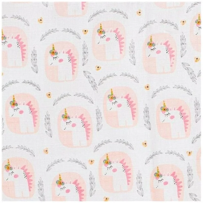 Set 3 scutece, New Baby, Multifunctionale, bumbac 100%, 70x80 cm, Girl [4]