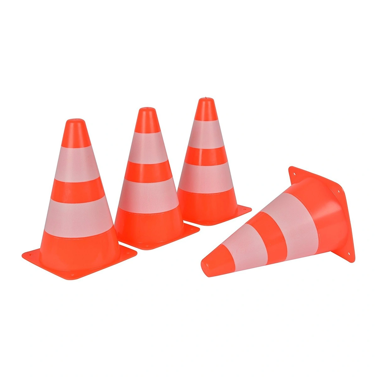 Jocuri pentru exterior - Set 4 conuri alb-portocaliu Androni Giocattoli