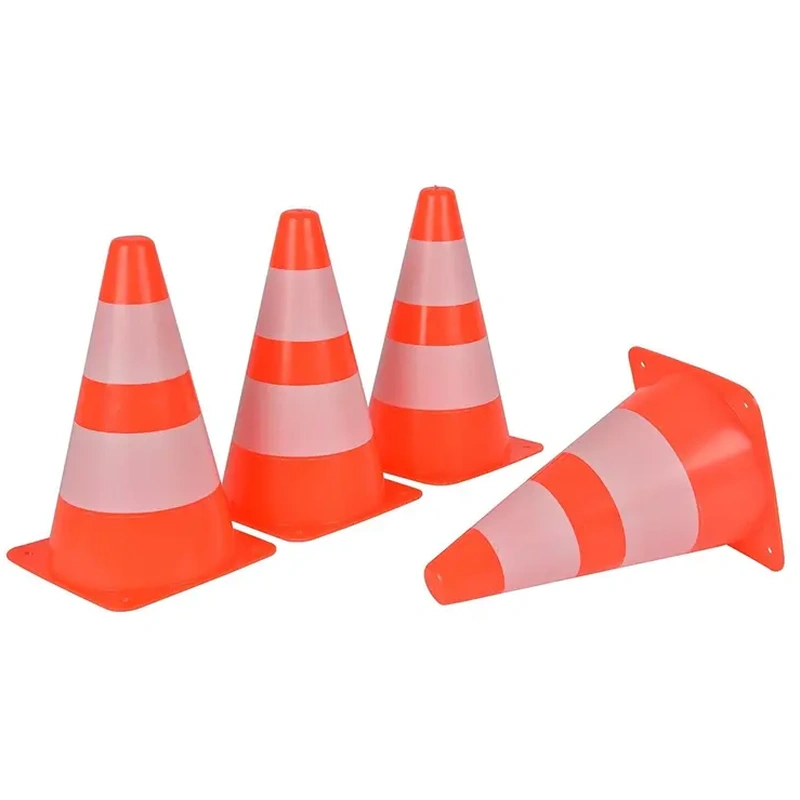 Jocuri pentru exterior - Set 4 conuri alb-portocaliu Androni Giocattoli