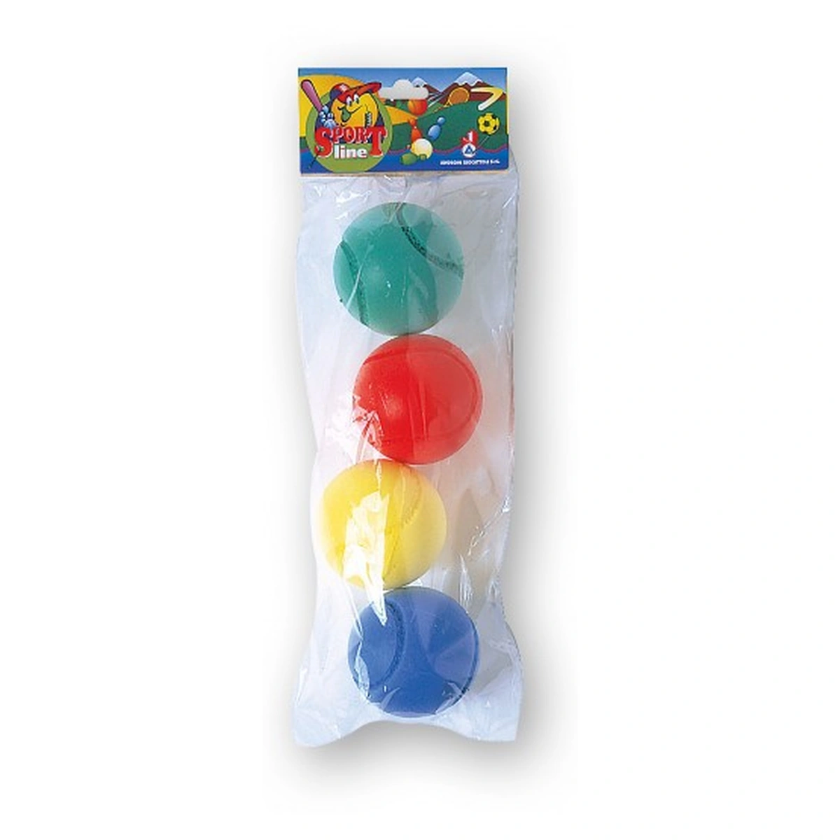 Jucarii de apa si nisip - Set 4 mingi burete 7 cm PS Androni Giocattoli