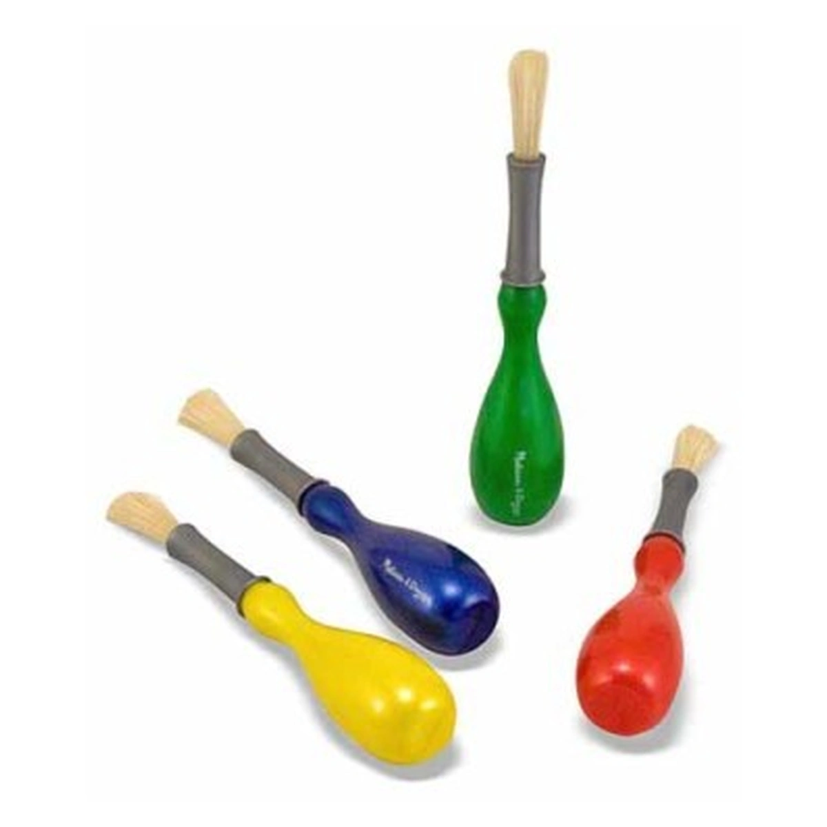 Desen, pictura si modelare - Set 4 pensule jumbo cu maner special Melissa and Doug