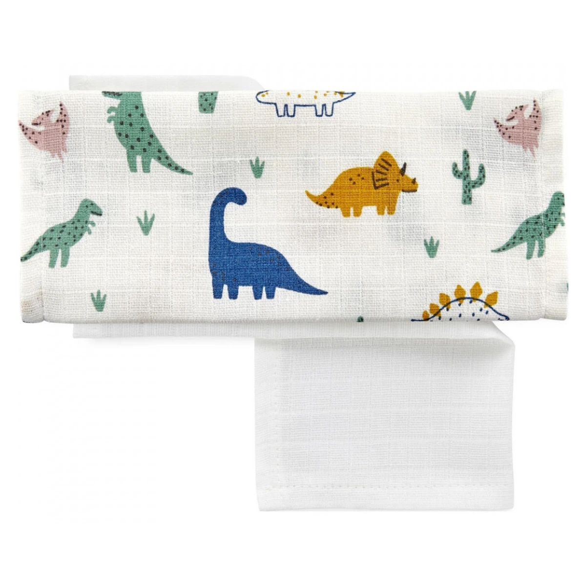 Museline si scutece - Set 4 prosopele din muselina 25x29 cm Dino BabyJem