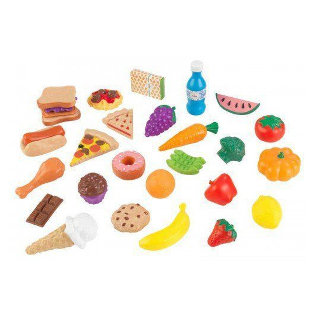 Fructe, legume, alimente - Set alimente de jucarie 30 piese