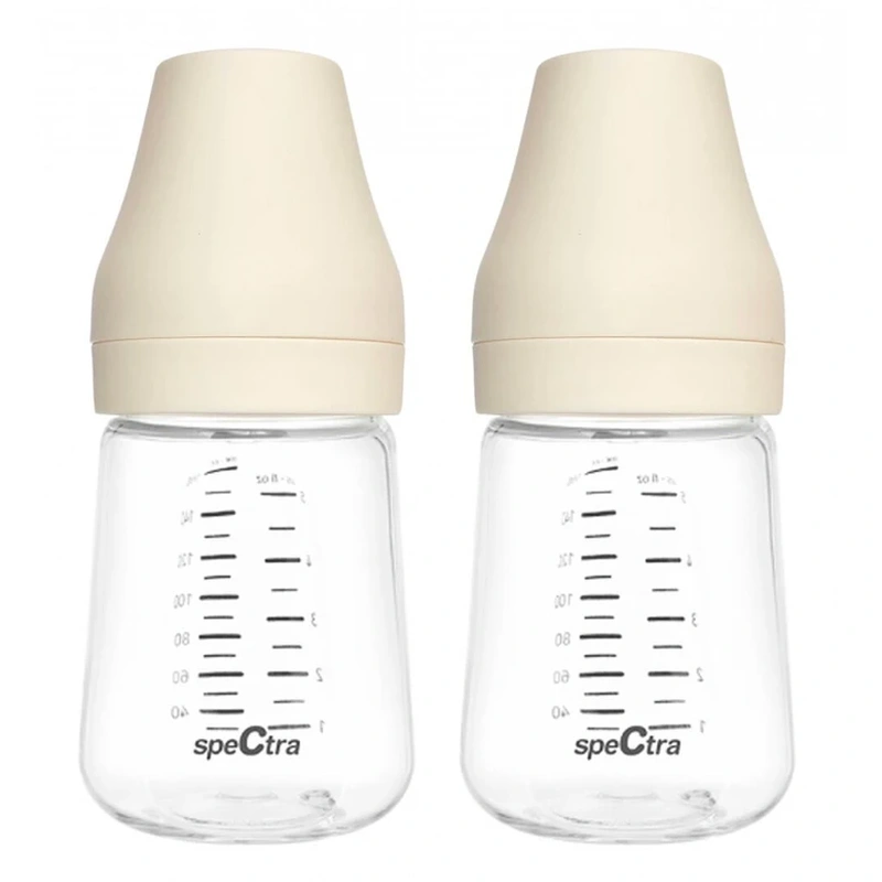 Ora mesei - Set biberoane (2x160 ml) pentru stocare lapte matern, Spectra