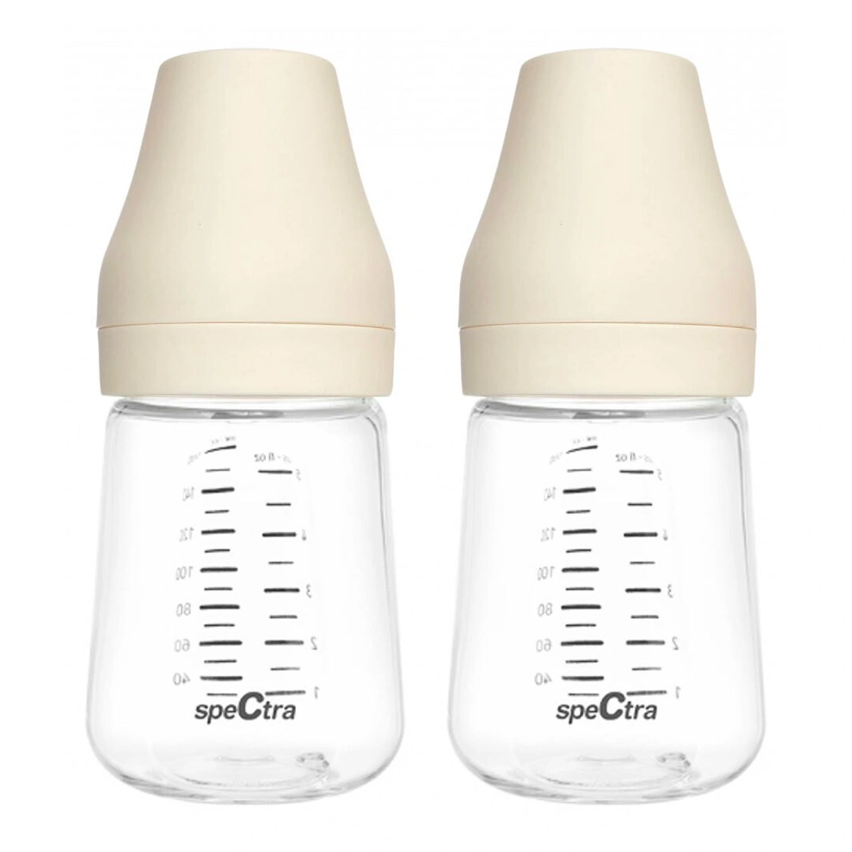 Biberoane - Set biberoane (2x160 ml) pentru stocare lapte matern, Spectra