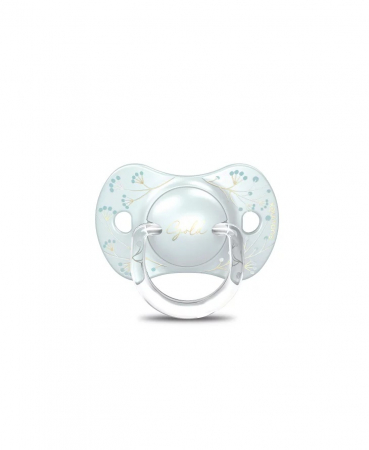 Set biberon 270ml + suzetă 0-6m + lănțișor Albastru Gold Premium [2]