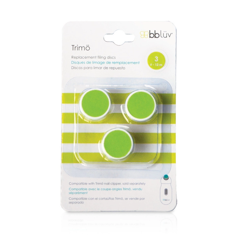 Ingrijirea parului si a unghiilor - Set capete de rezerva, BBluv, pentru pila electrica Trimo, A treia etapa: 6-12 luni, Multicolor