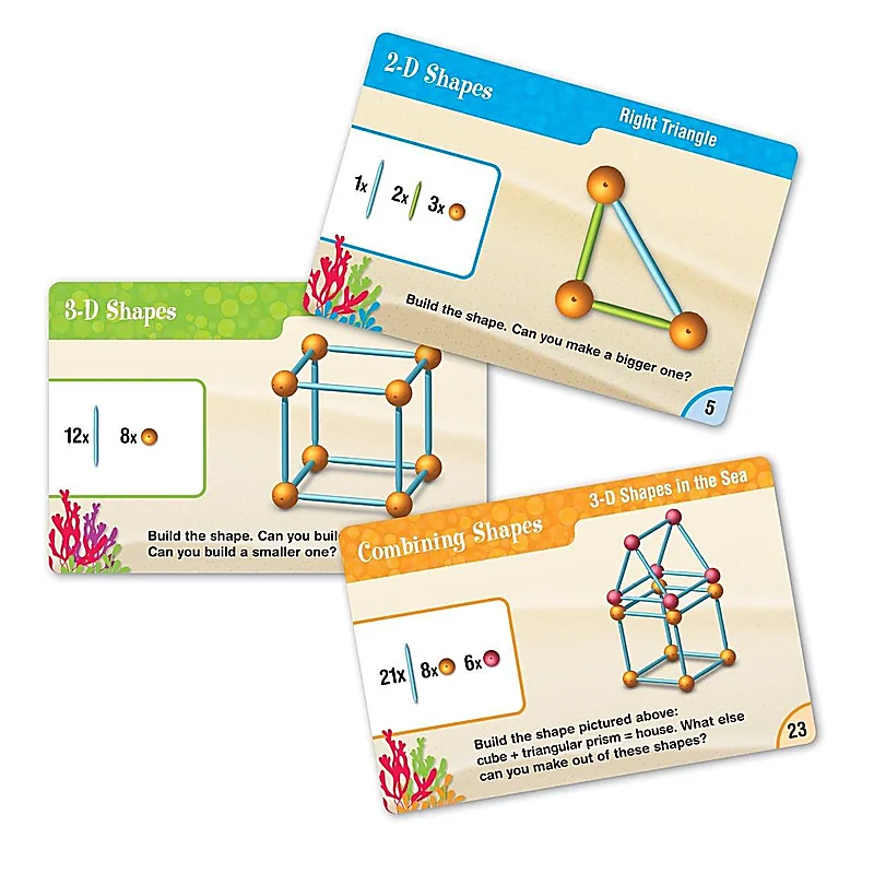 Set constructie - Forme 3D Learning Resources 10 ani [4]