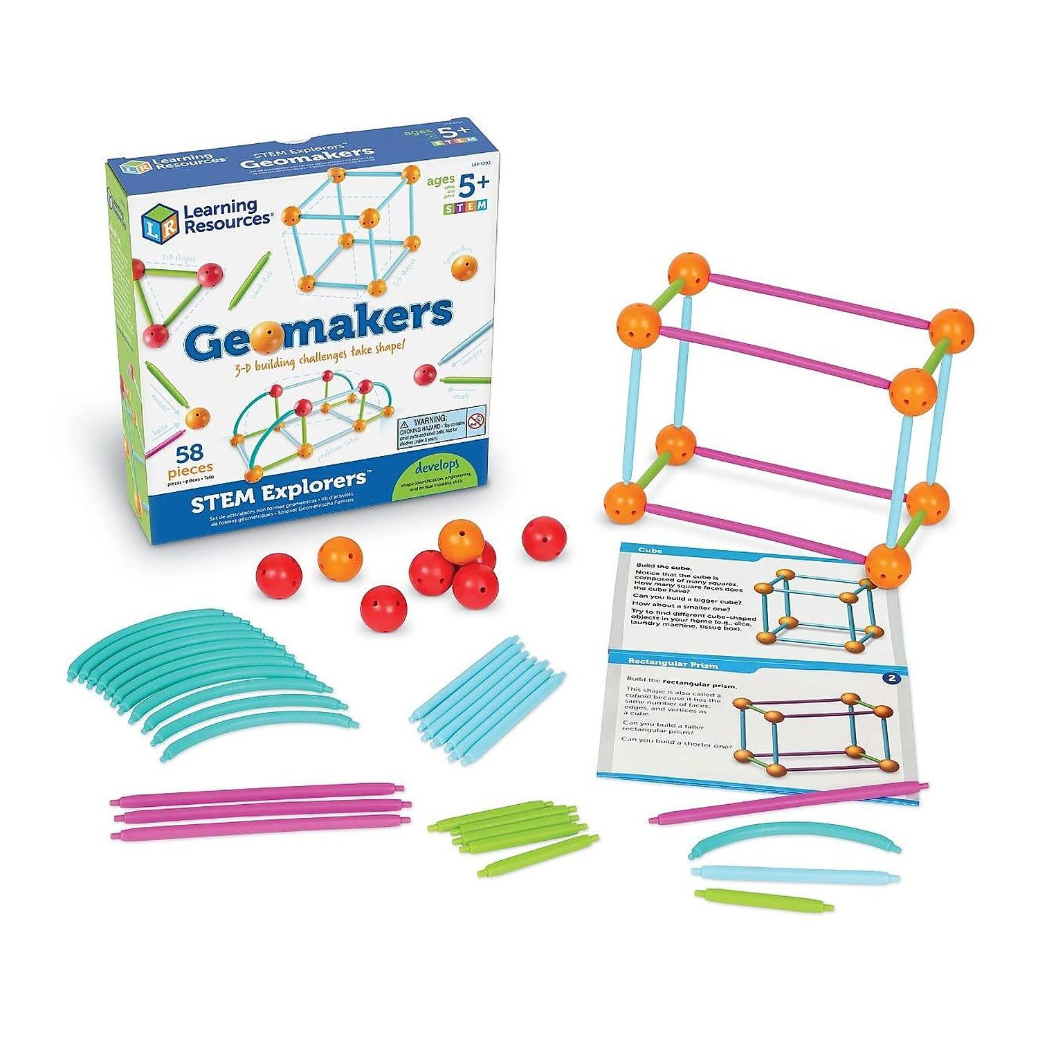 Jucarii - Set constructie - Forme 3D - Explorers