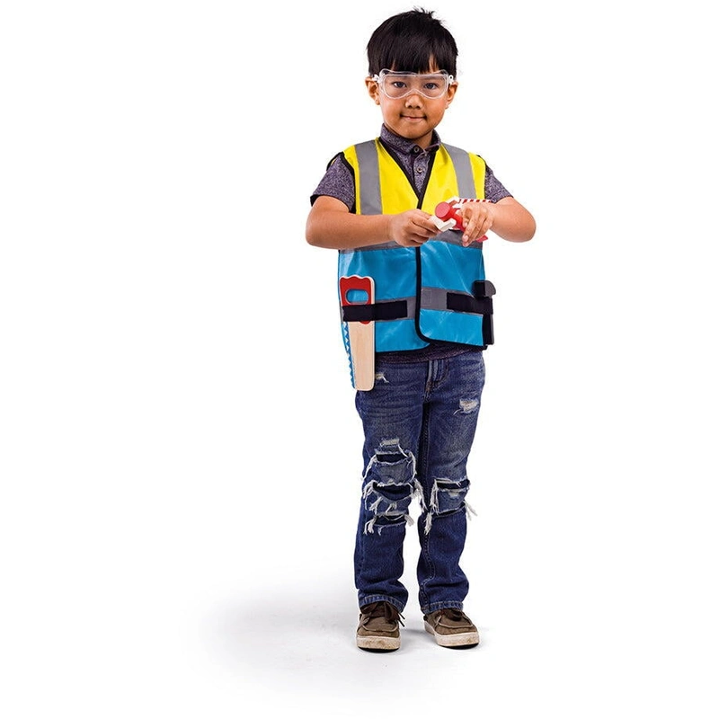 Jocuri si creativitate - Set costum si accesorii constructor pentru copii (3-5 ani)