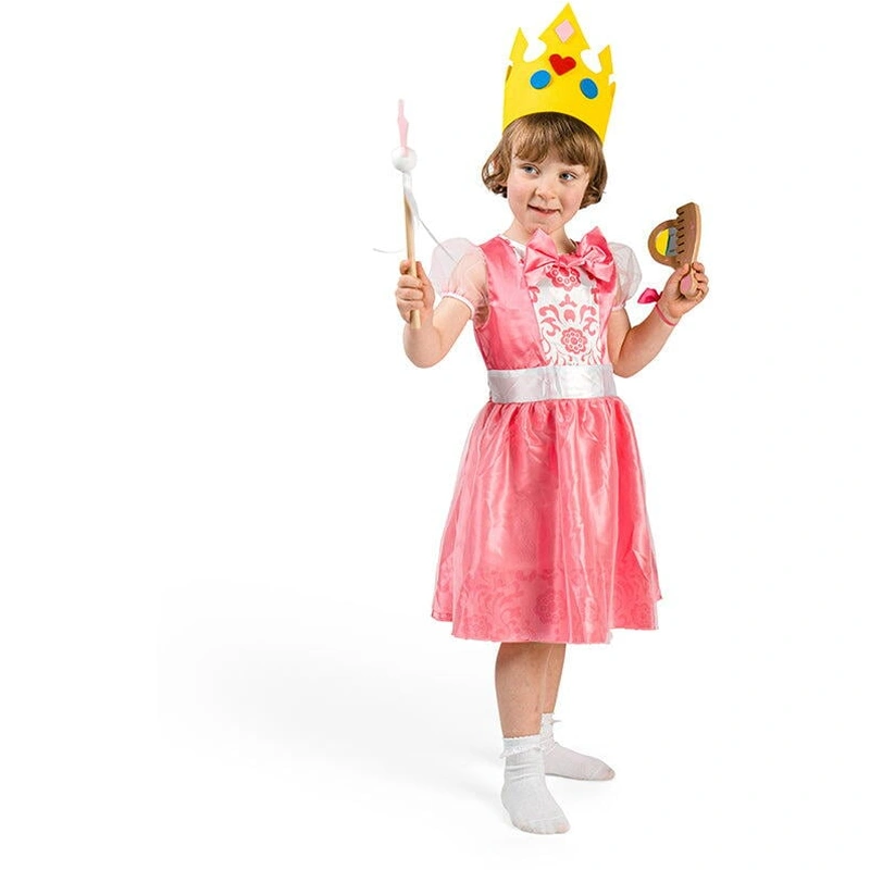 Jocuri si creativitate - Set costum si accesorii de printesa pentru copii (3-4 ani)