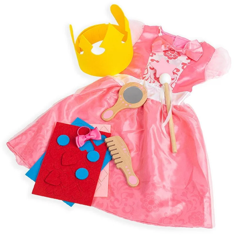 Set costum si accesorii de printesa pentru copii (3-4 ani) [6]