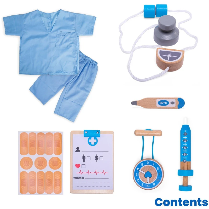 Set costum si accesorii doctor pentru copii (3-5 ani) [4]