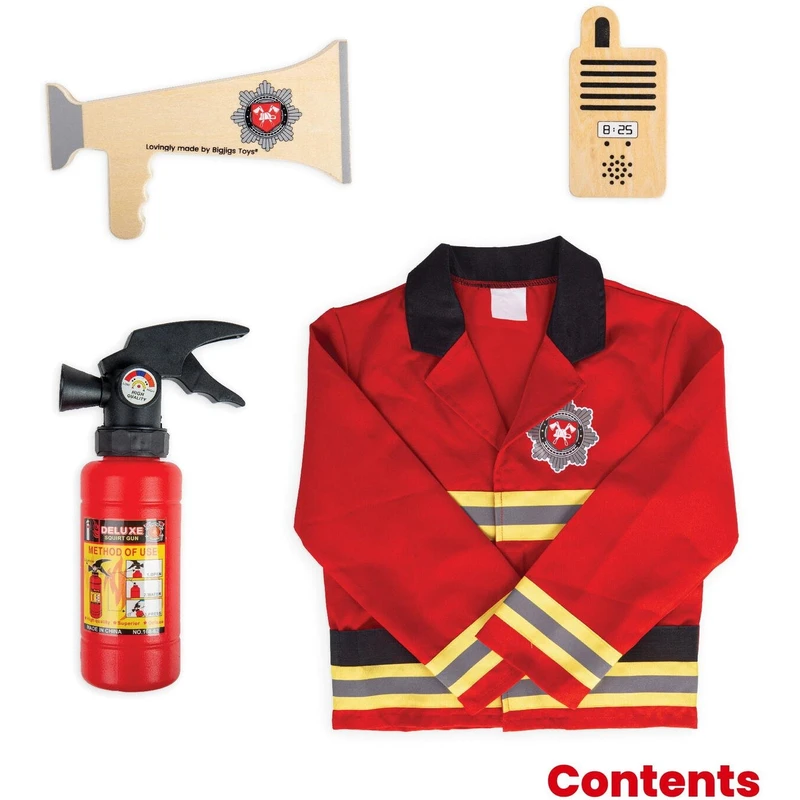 Set costum si accesorii pompier pentru copii (3-5 ani) [1]