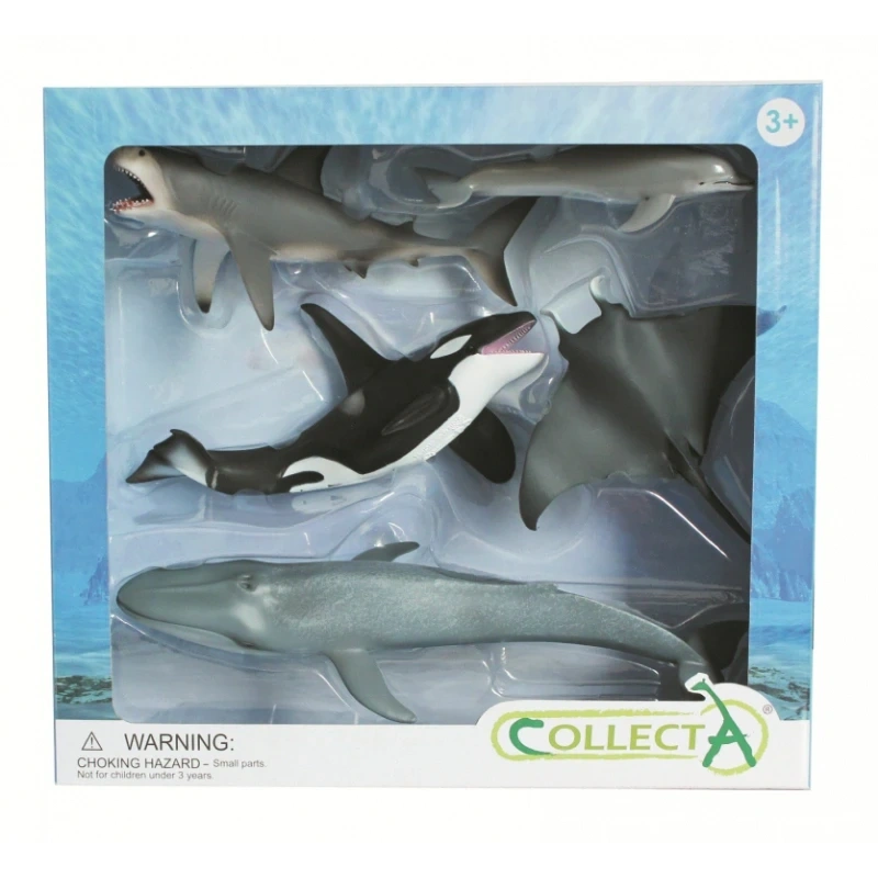 Jucarii - Set De 5 Figurine Pictate Manual Viata Marina