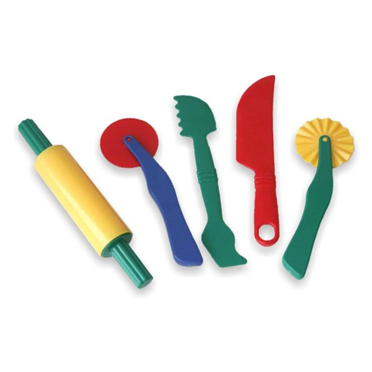 Desen, pictura si modelare - Set de accesorii pentru modelaj cu plastelina Miniland