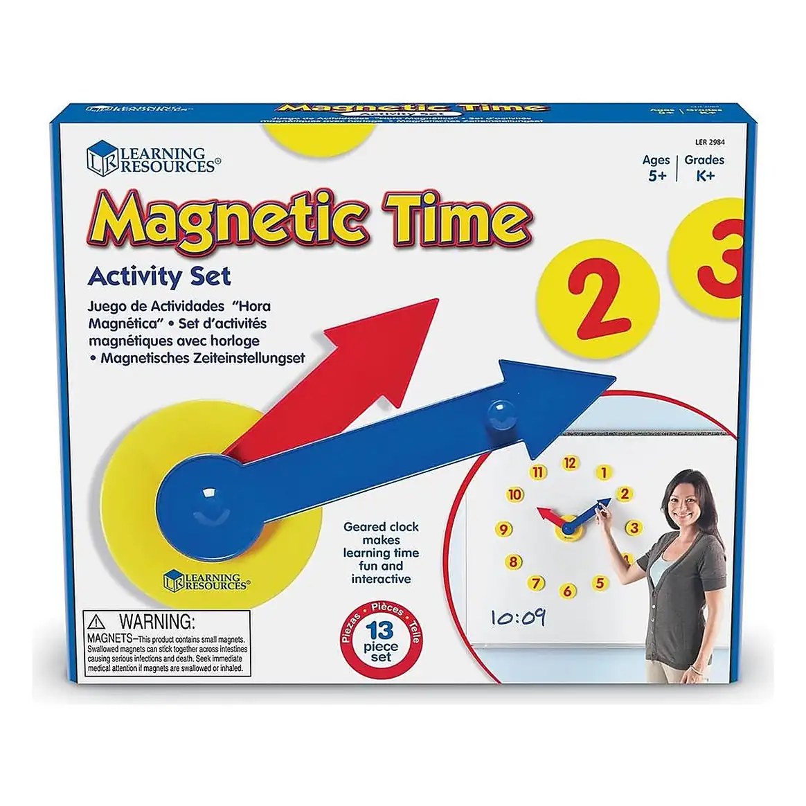 Set de activitati cu ceas Learning Resources 9 ani [2]