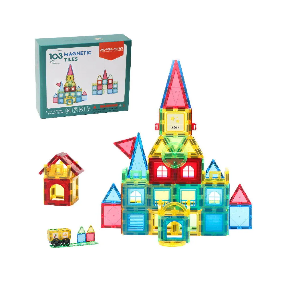 Set de constructie magnetic 3D - 103 piese [2]