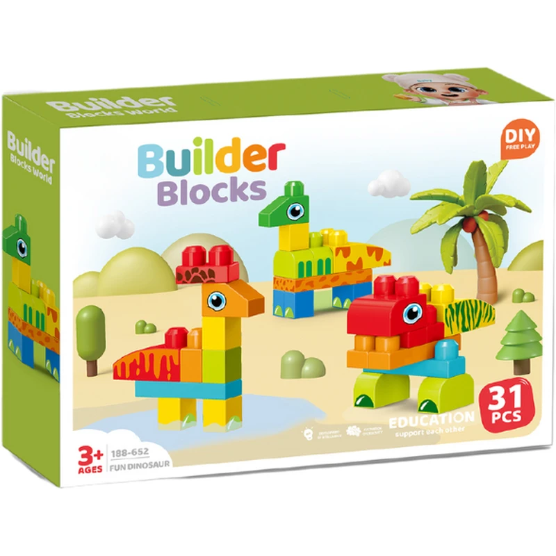 Set de constructie STEAM - Dinozauri haiosi (31 piese) [1]