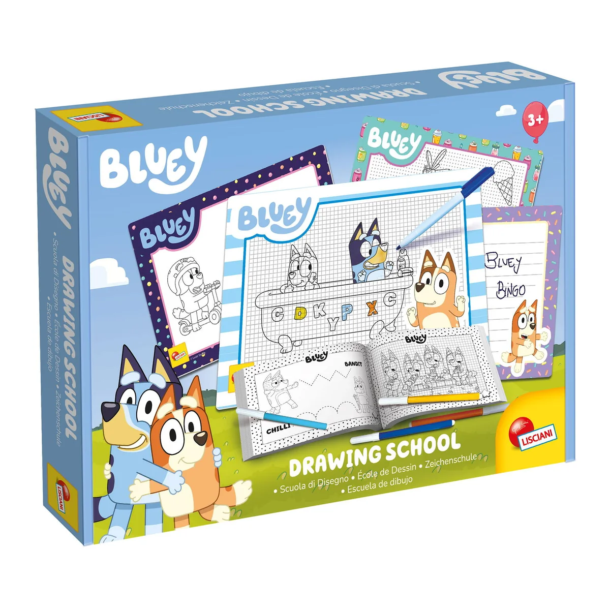 Desen, pictura si modelare - Set de desen Bluey Lisciani