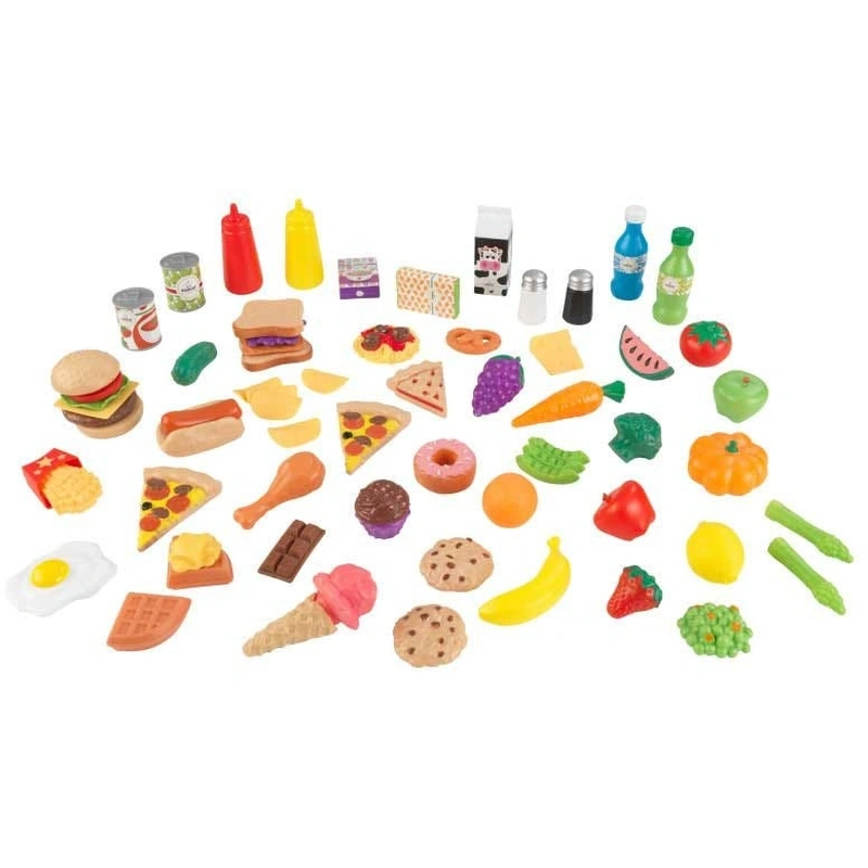Jucarii - Set de joaca 65 piese Alimente Diverse