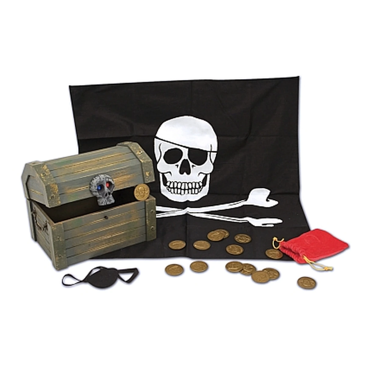 Jucarii - Set de joaca Cufarul piratilor Melissa and Doug