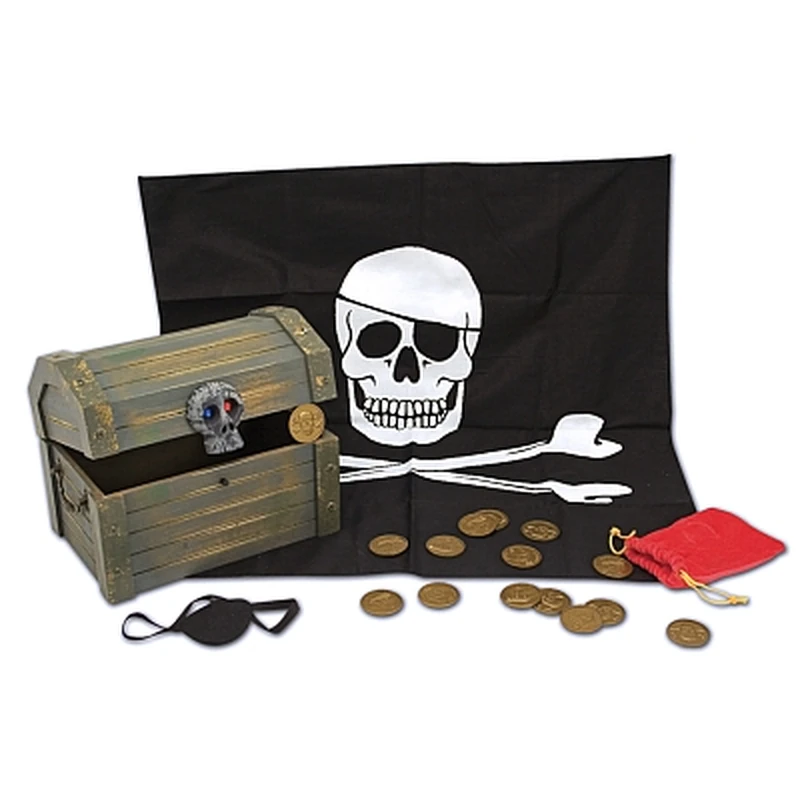 Jucarii - Set de joaca Cufarul piratilor Melissa and Doug