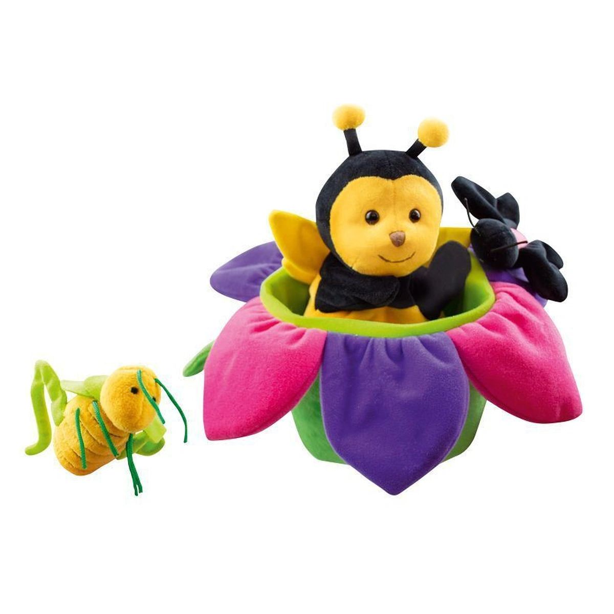 Jucarii de plus - Set De Joaca Din Plus Albinuta Si Prietenii Ei