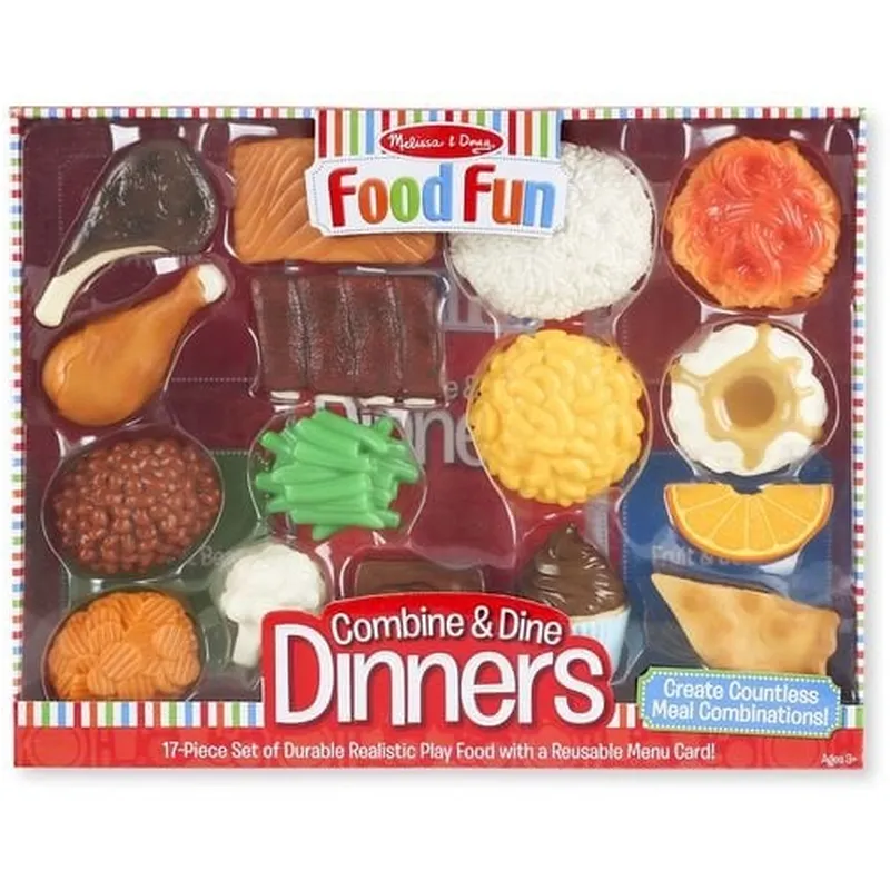 Fructe, legume, alimente - Set de joaca Hai sa luam cina Red - Melissa & Doug