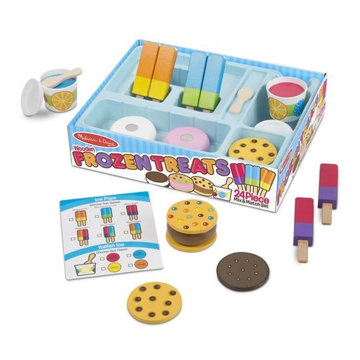Bucatarii si supermarket - Set de joaca Inghetate delicioase - Melissa & Doug