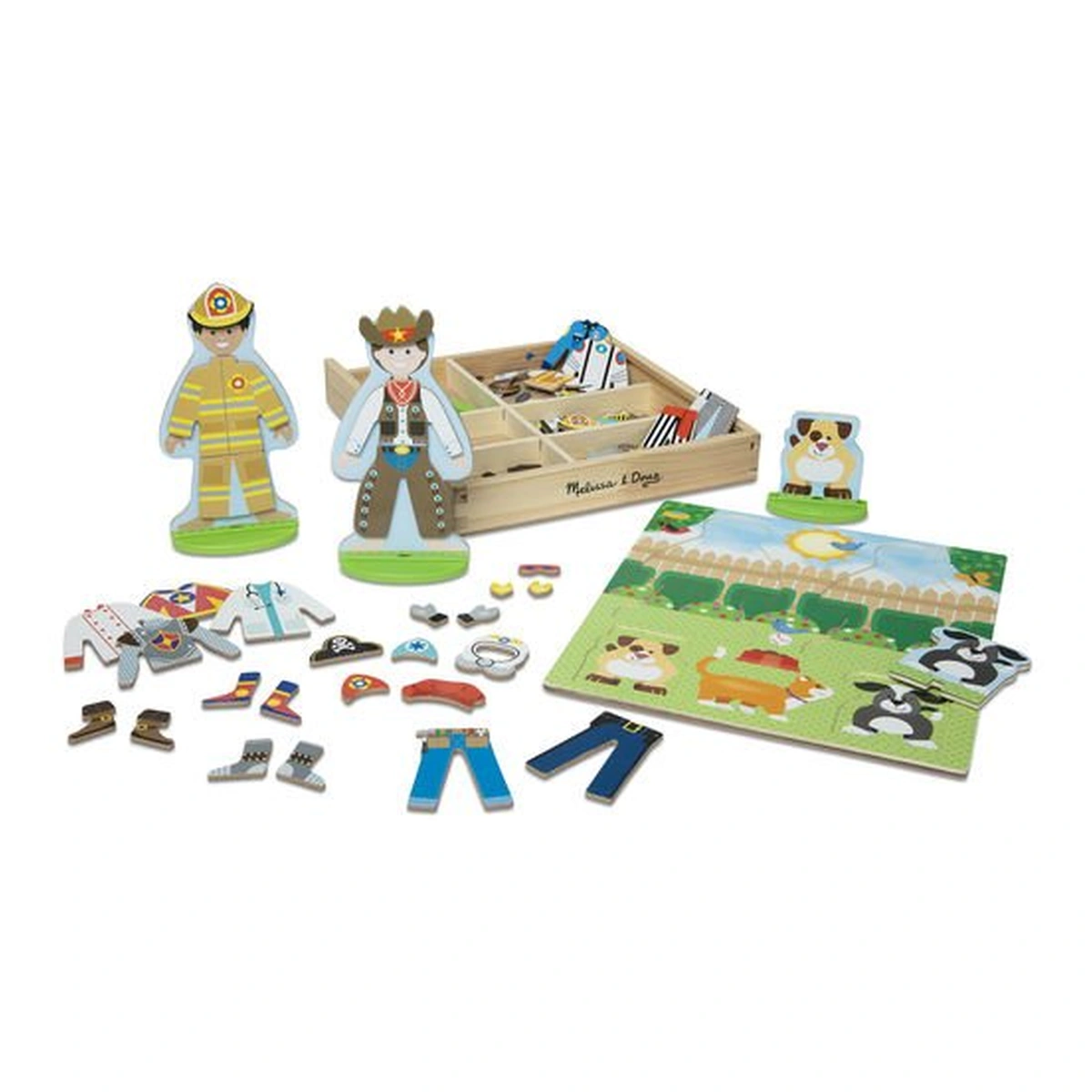 Jocuri de societate - Set de joaca magnetic Meserii - Melissa & Doug