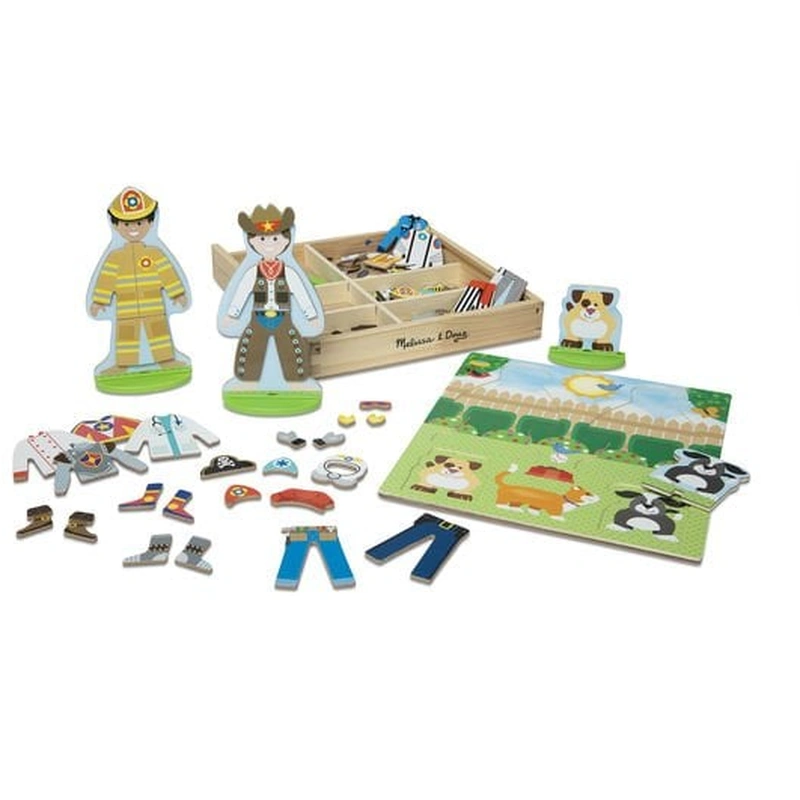 Jocuri de societate - Set de joaca magnetic Meserii - Melissa & Doug