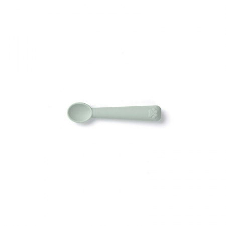 Set de masa, Jane, Din silicon, 2 piese, Cu bol si lingurita, BPA Free, Mint [3]