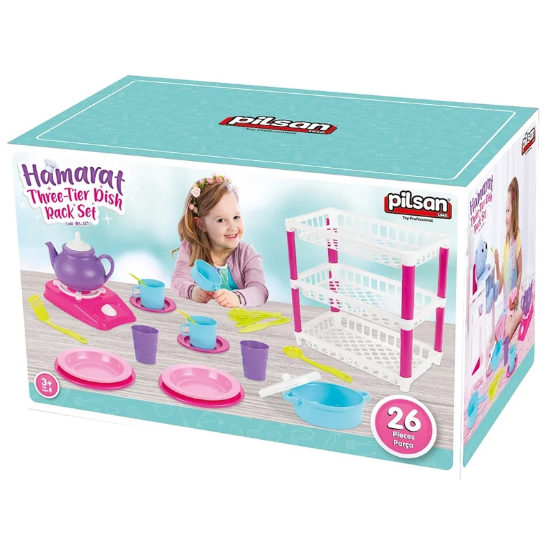 Set de servit ceaiul Pilsan Hamarat Three-Tier Dish Rack [1]