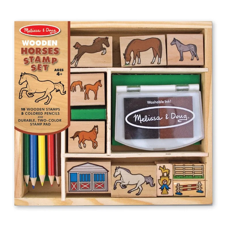 Stampile si abtibilduri - Set de stampile Caluti Melissa and Doug