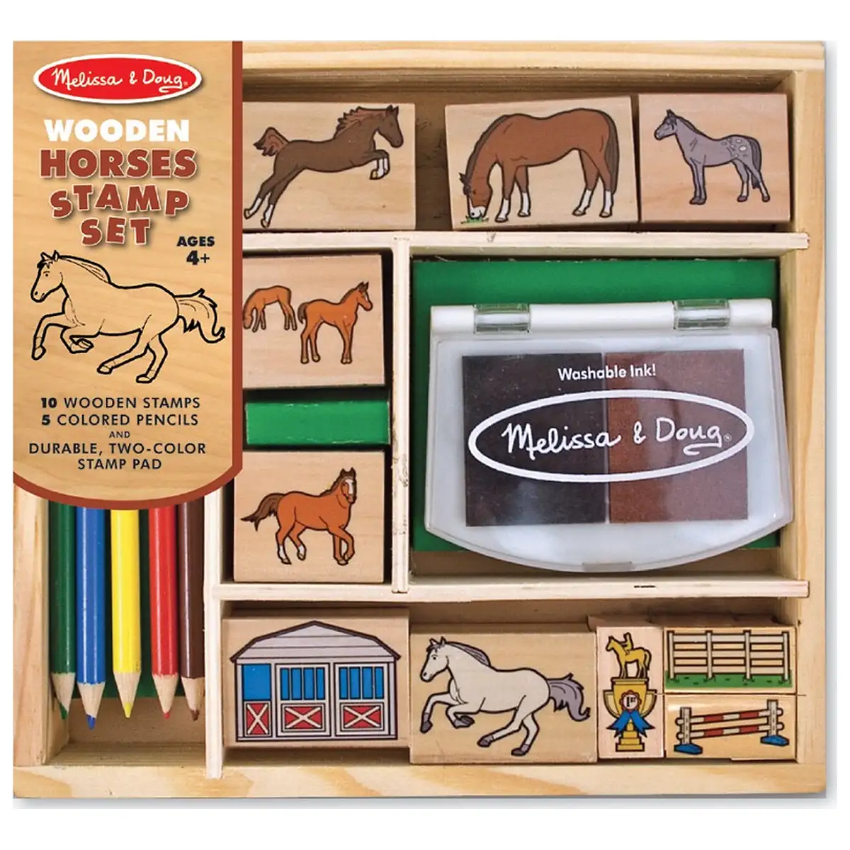 Stampile si abtibilduri - Set de stampile Caluti Melissa and Doug