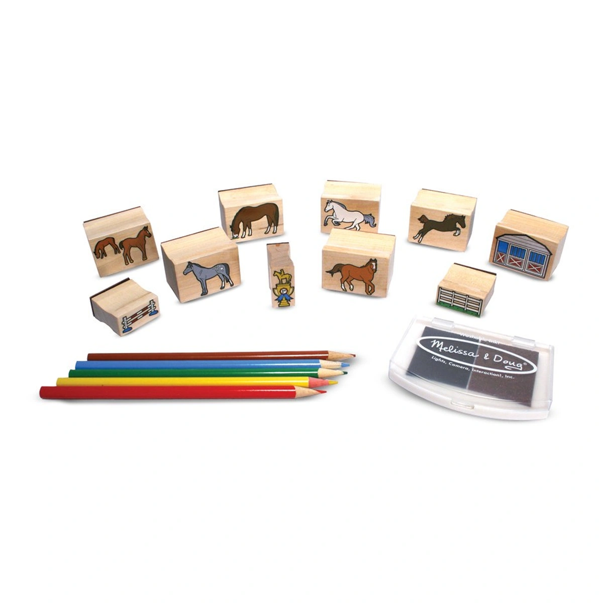 Stampile si abtibilduri - Set de stampile Caluti Melissa and Doug