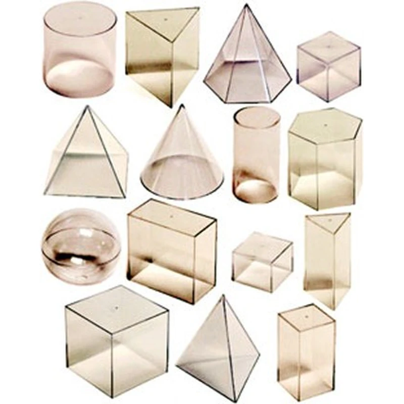 Jucarii educative - Set didactic corpuri geometrice Miniland 15 piese