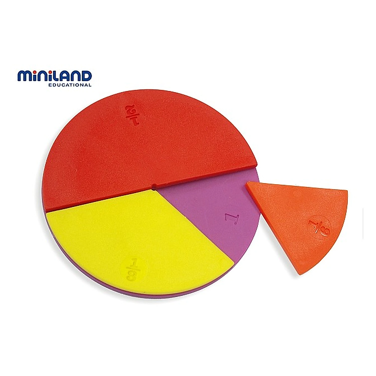 Jucarii educative - Set didactic pentru invatarea fractiilor Miniland