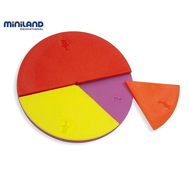 Jucarii educative - Set didactic pentru invatarea fractiilor Miniland