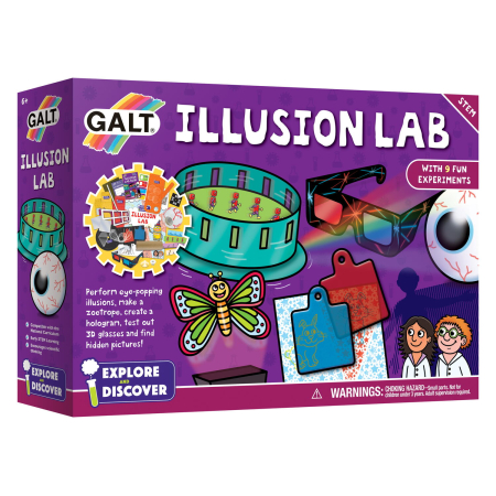 Jucarii educative - Set experimente - Illusion lab Galt 6 ani+