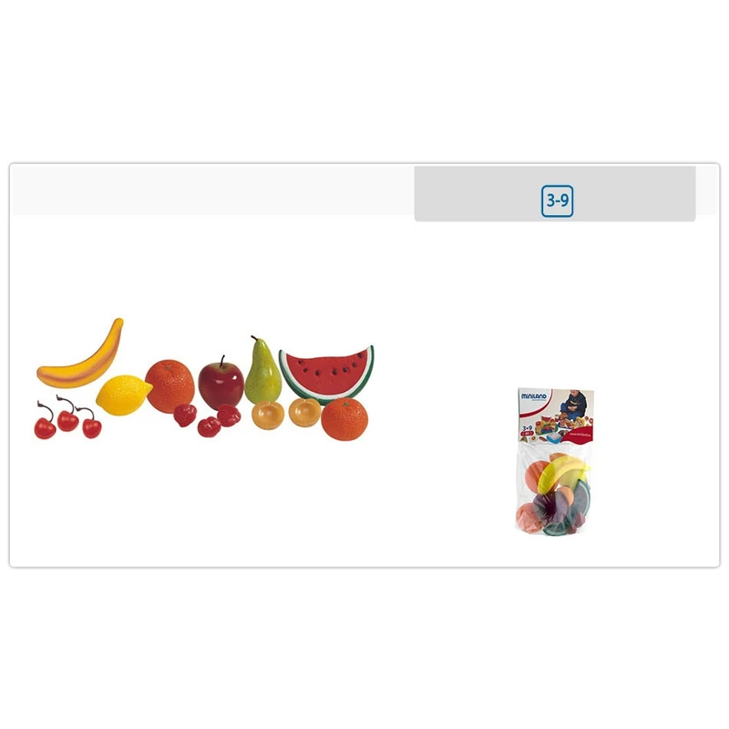 Set fructe din plastic Miniland 15 buc [1]