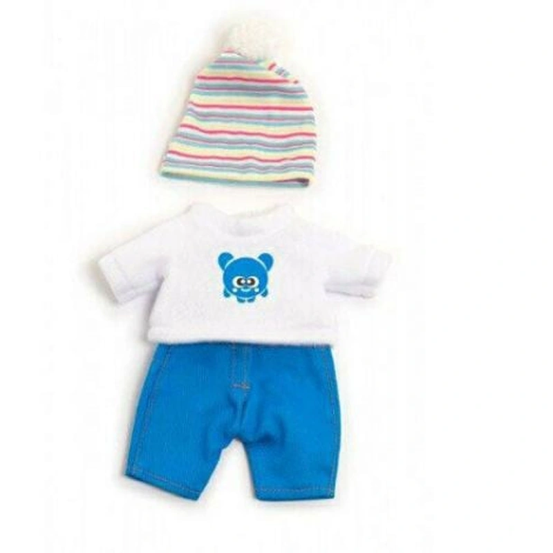 Hainute si accesorii pentru papusi - Set imbracaminte vreme rece pentru papusa baiat 21 cm