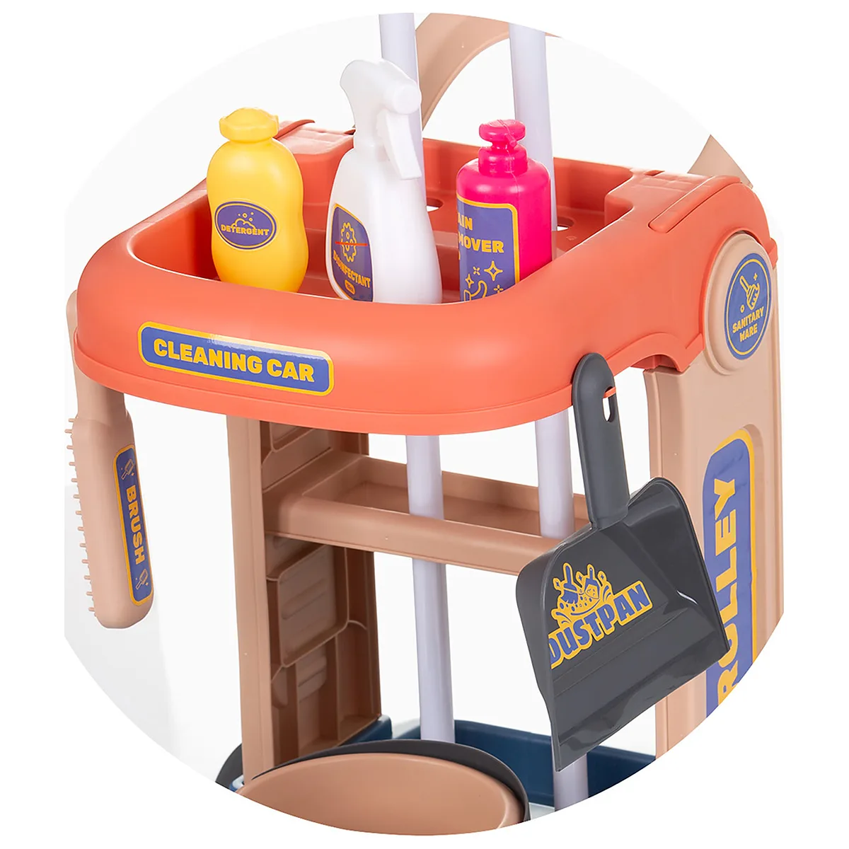 Set jucarie Chipolino Carucior pentru Curatenie cu 35 accesorii [3]