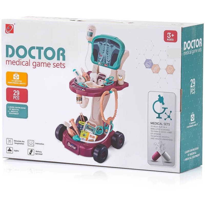 Set jucarie Chipolino Doctor cu lumini si 29 accesorii [8]