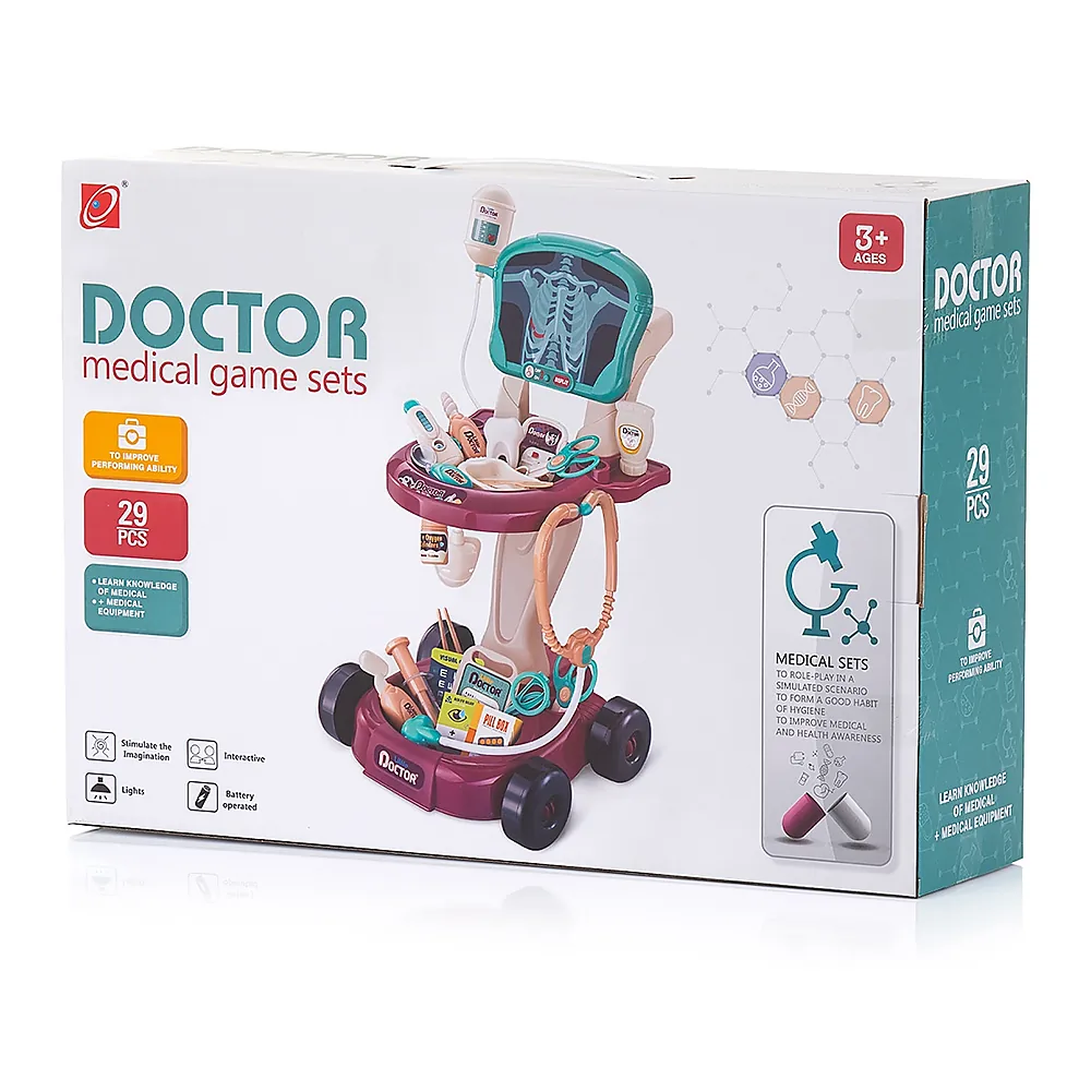Set jucarie Chipolino Doctor cu lumini si 29 accesorii [9]