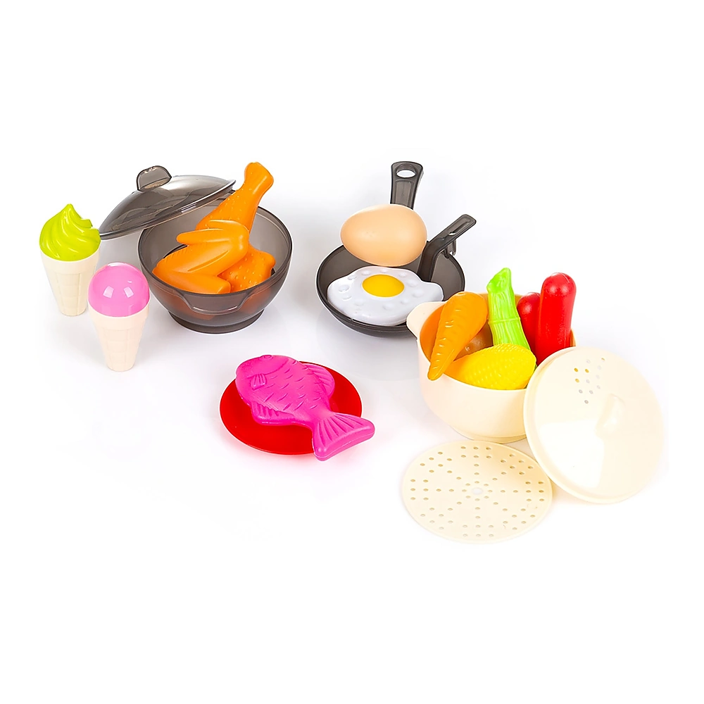 Set jucarie Chipolino Kitchen 84 cm cu sistem de curgere apa, lumini, sunete si 79 accesorii [4]