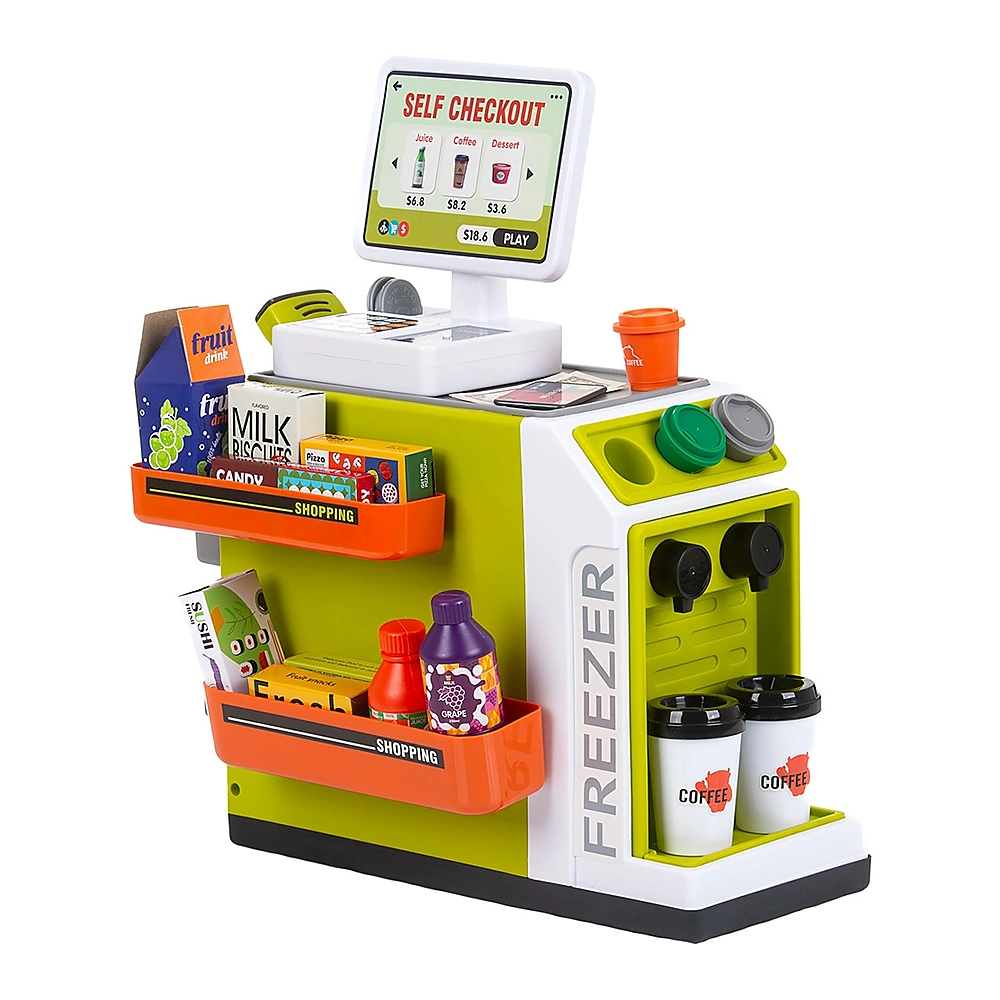 Supermarket - Set jucarie Chipolino Supermarket cu lumini, sunete si 46 accesorii