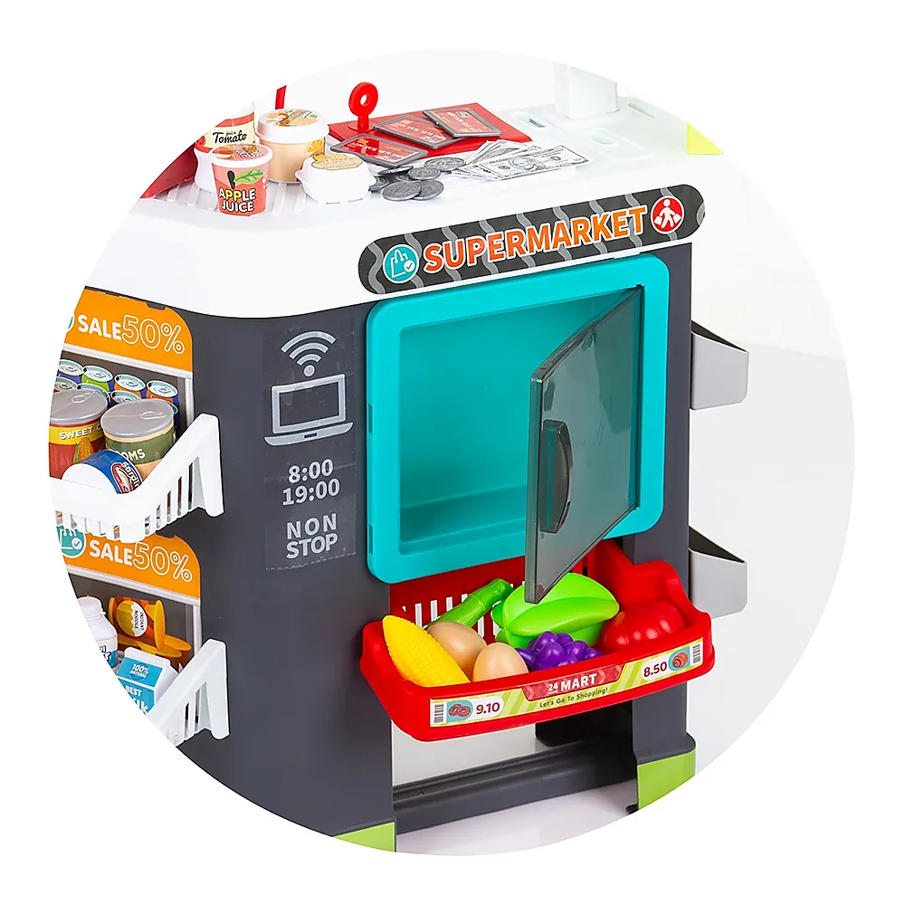 Set jucarie Supermarket 87 cm cu lumini, sunete si 81 accesorii, Chipolino [7]