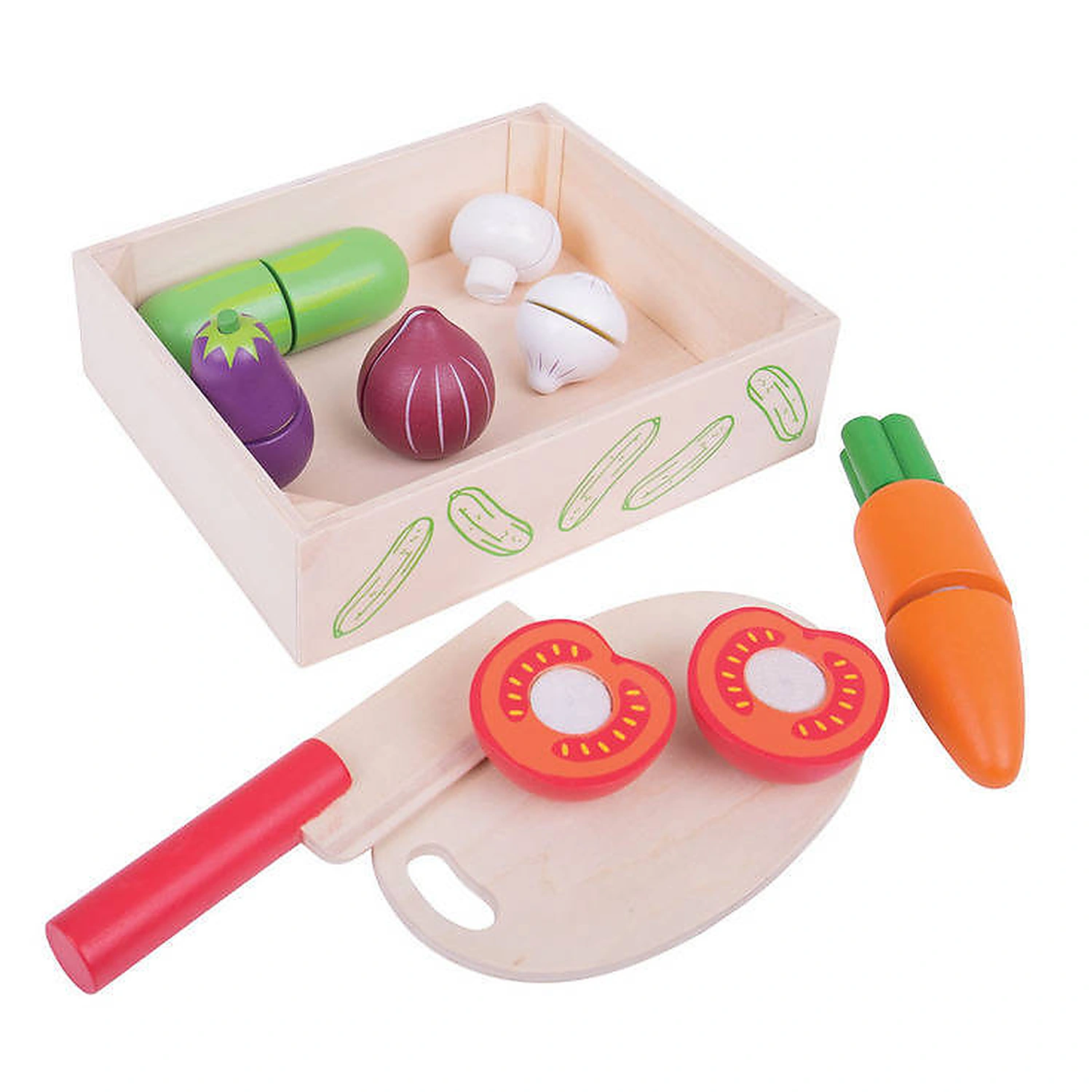 Fructe, legume, alimente - Set legume feliate